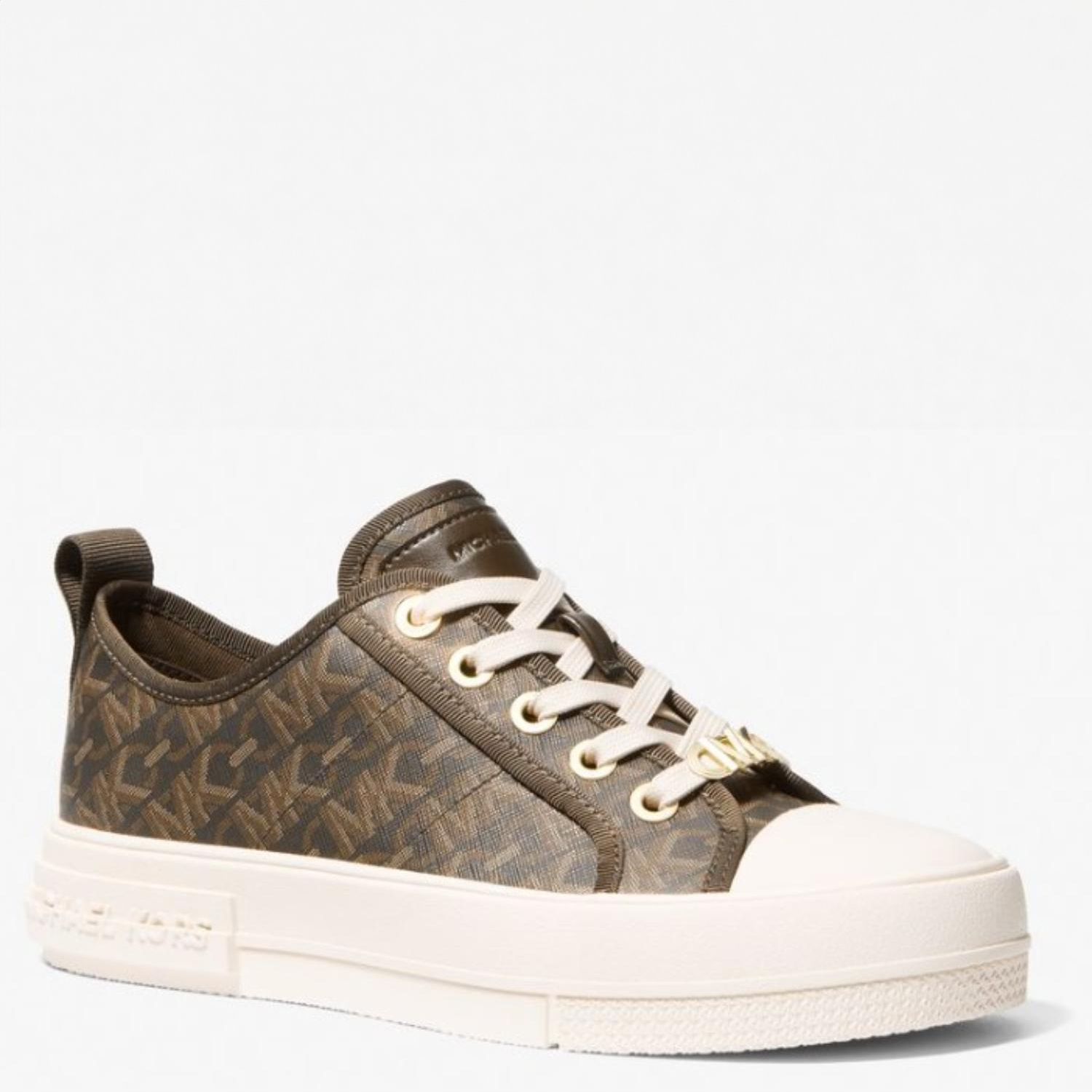 Zapatillas Urbanas Mujer Michael Kors Evy Lace Up Marron