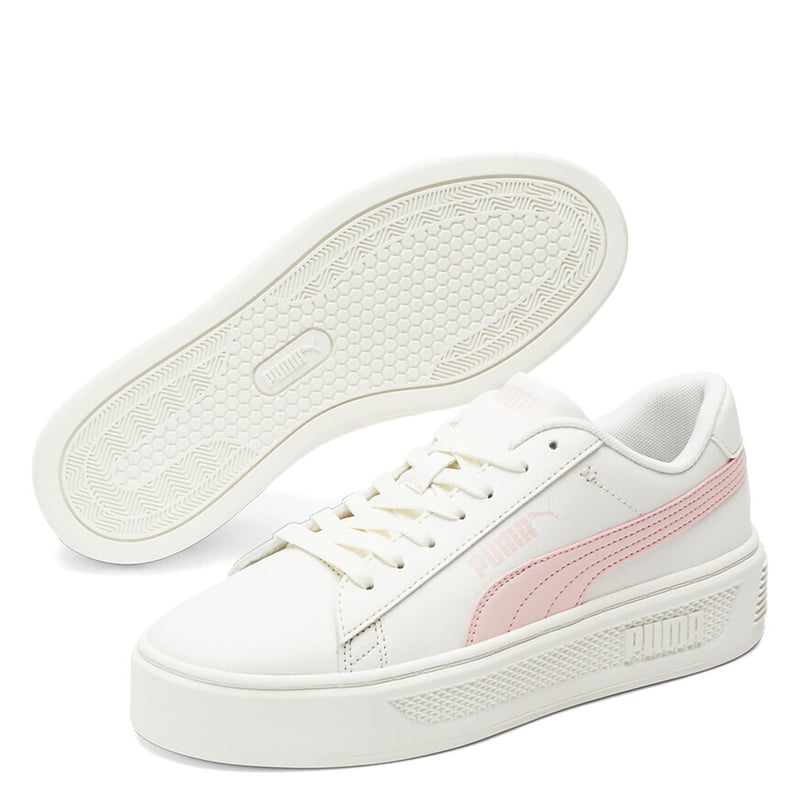 Zapatillas Urbanas Mujer Smash Platform V3 blanco PUMA falabella