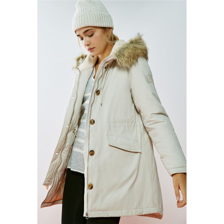 Abrigo Corto Americana Mujer Springfield Abrigos Paño Abrigos De