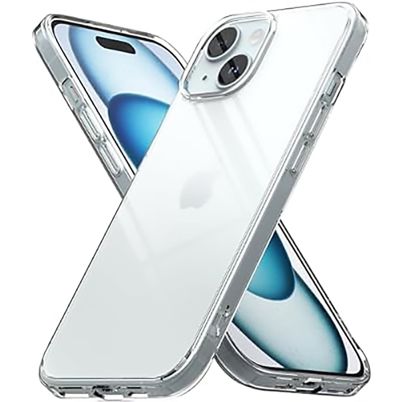 Étui Silicone Transparent Pour IPhone 15 - Neuf - Protection Anti-choc