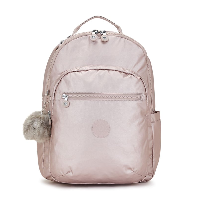 Mochila juvenil Rosado Metalico Kipling