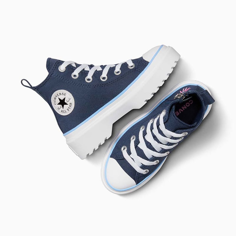 Zapatillas Urbanas Nina Converse Ct As Lugged Lift Floral Azul CONVERSE falabella