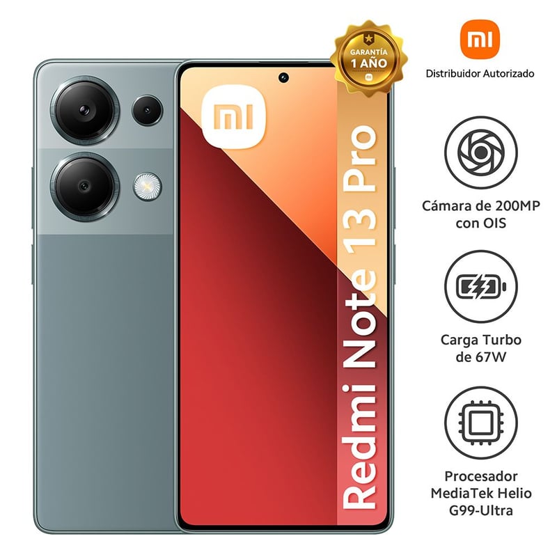 XIAOMI - Celular Xiaomi Redmi Note 13 Pro 8GB 256GB.