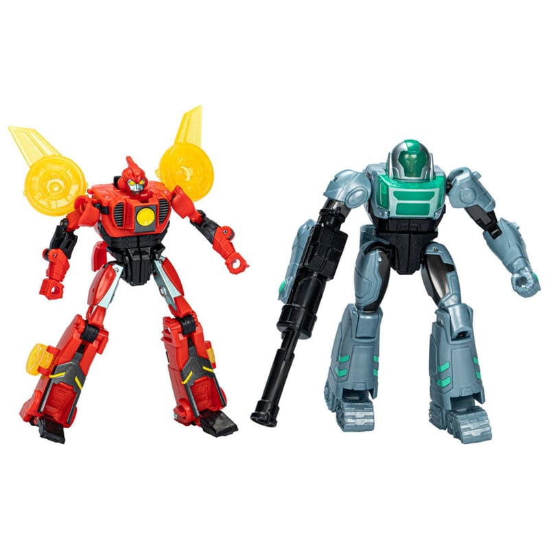 TRANSFORMERS - Figura De Acción Earthspark Terran Twitch Y Robby Malto