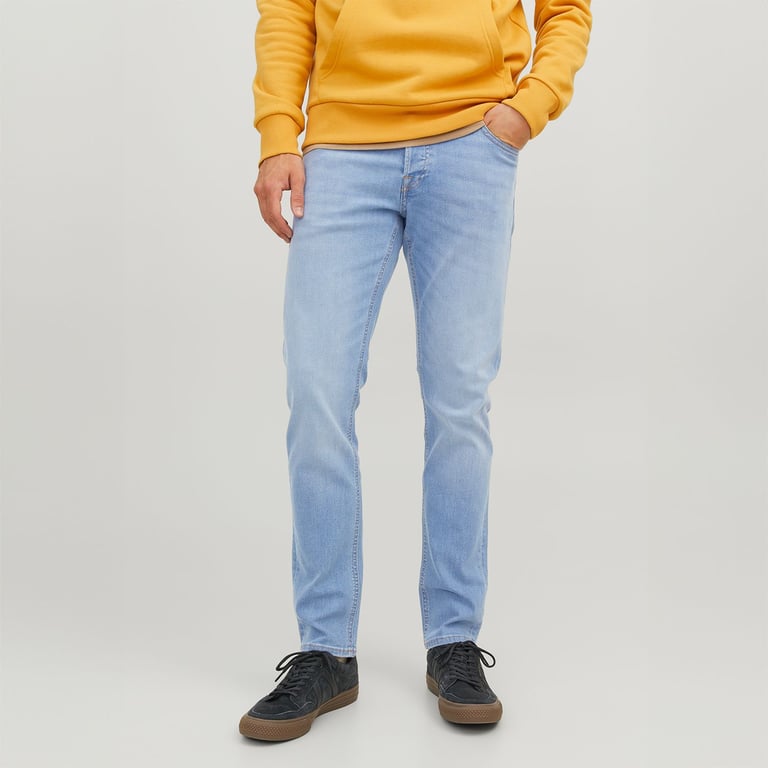 Jeans Homme Slim Fit JACK & JONES – Coupe Moderne En Coton élastique
