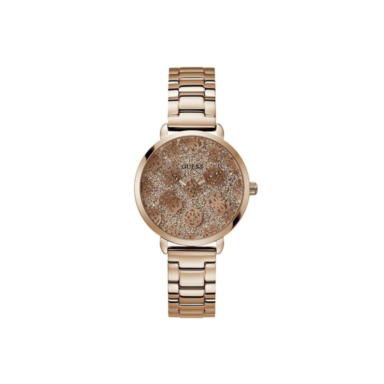 Guess Orologio Uomo W0674G7 – Quadrante Bianco E Cinturino In Pelle Blu – 45mm Al Quarzo