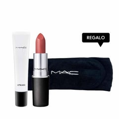 MAC - Set De Maquillaje De Labios Mac Glossy Taupe Lips