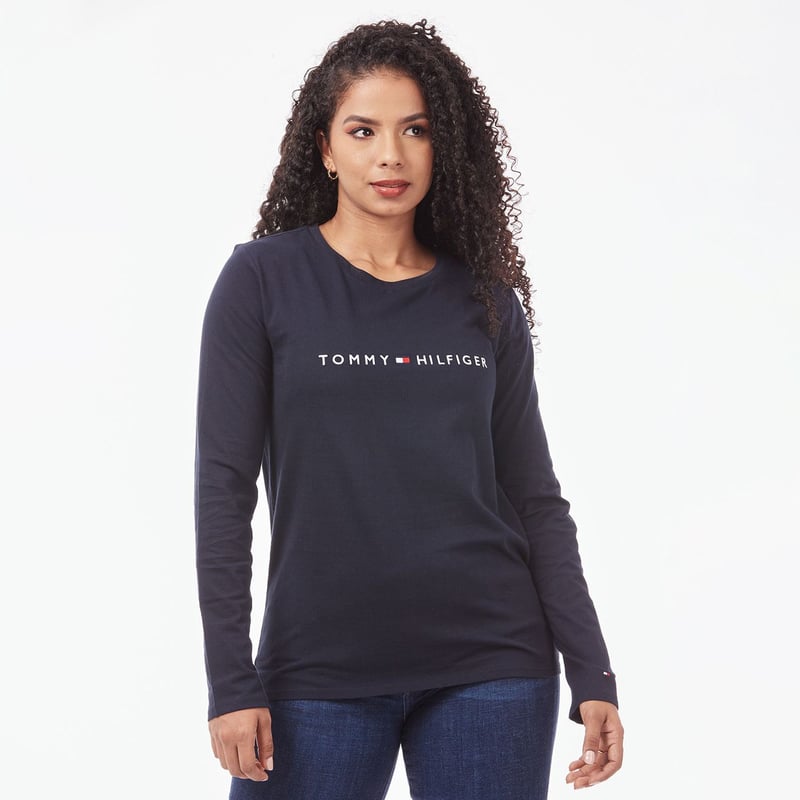 Polos manga larga tommy hilfiger mujer hotsell