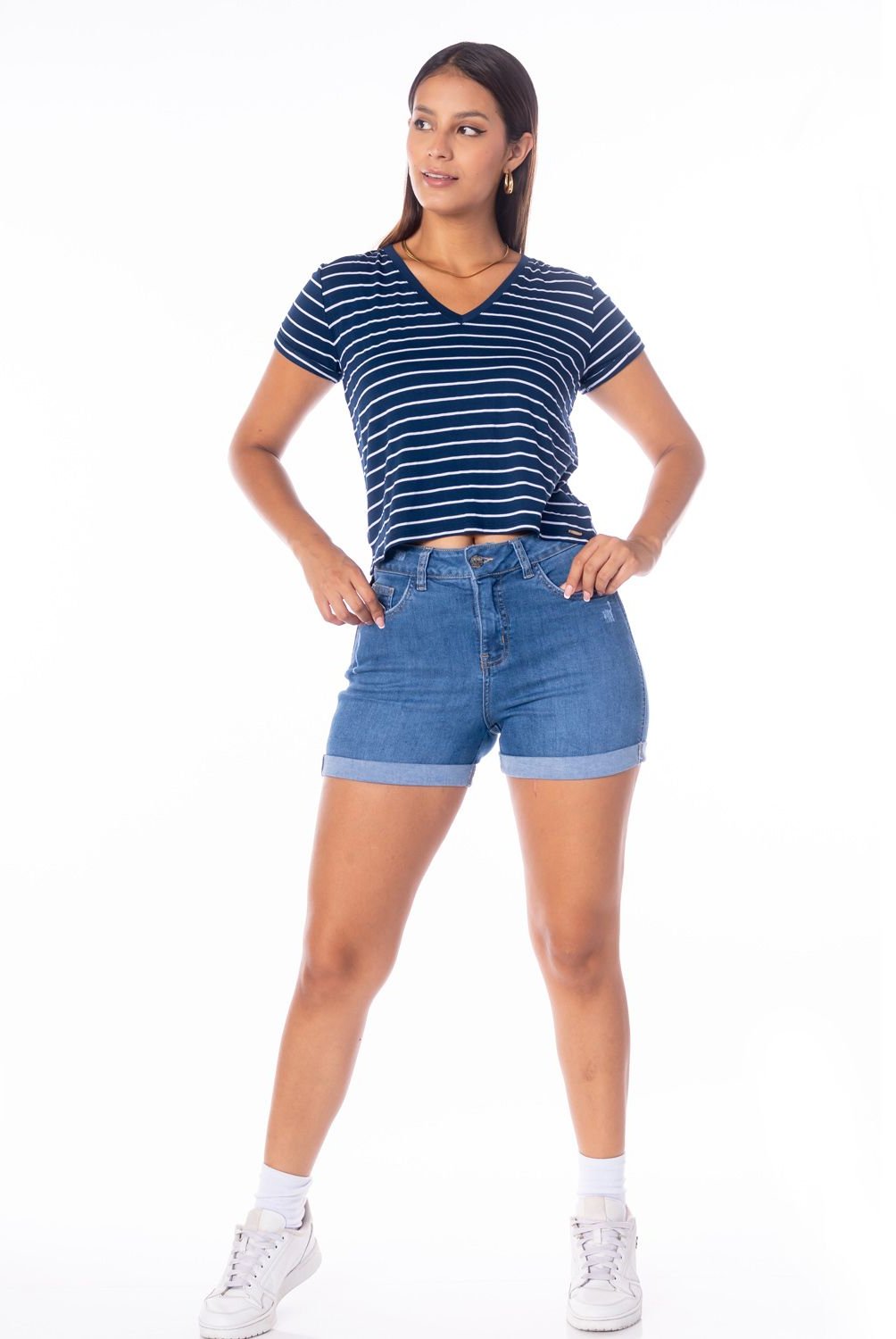 Shorts algodon mujer sale