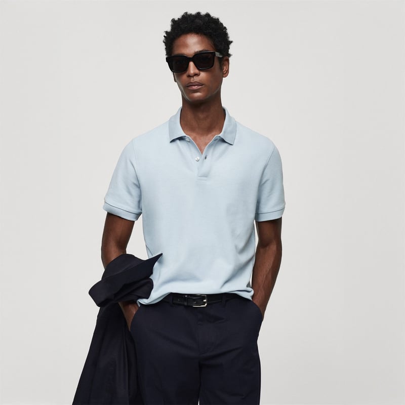 Polo mango hombre sale