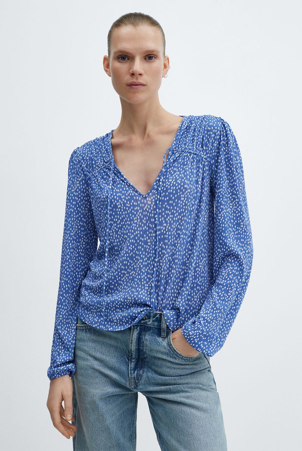 Blusa Casual Mujer Mango