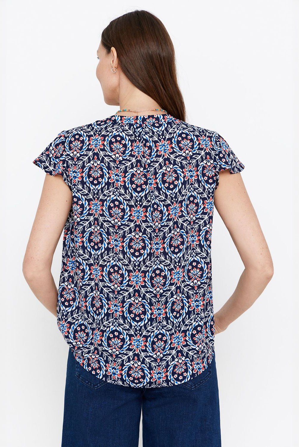 Cortefiel T-shirt imprimé - light blue/bleu clair
