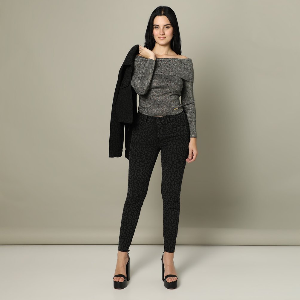 Jean Femme Mossimo Taille 2 – Jegging Délavé Foncé, Coupe Taille Moyenne, Cheville