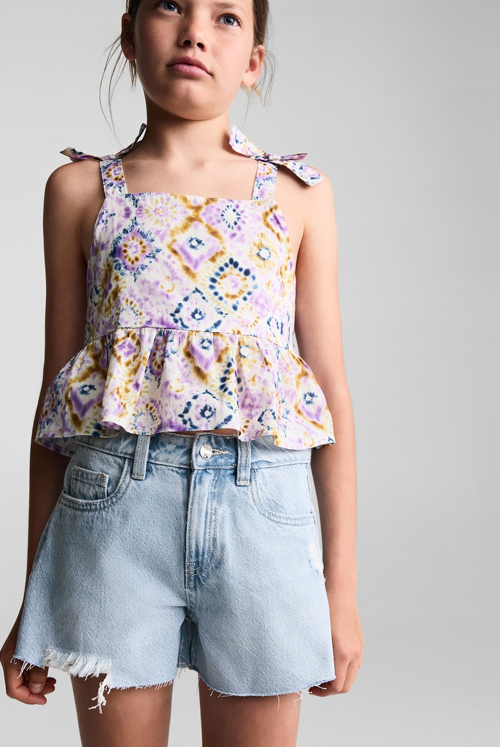 Mango shorts niña shop