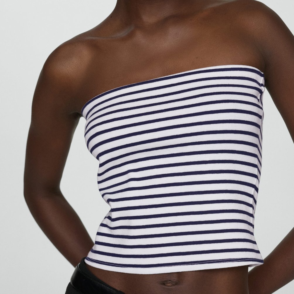 Kylo Top sin mangas de punto jacquard Marrón oscuro