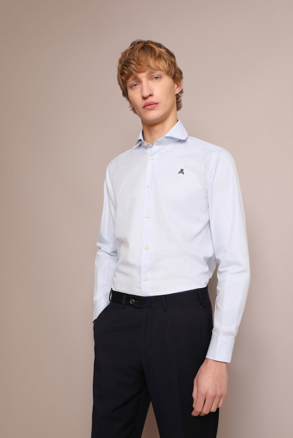 Camisa blanca hombre scalpers new arrivals