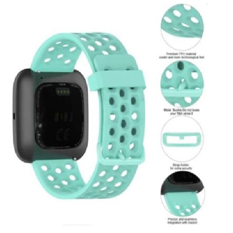CORREAS DEPORTIVAS VERSA 2 VERSA Y VERSA LITE VERDE MENTA FITBIT falabella