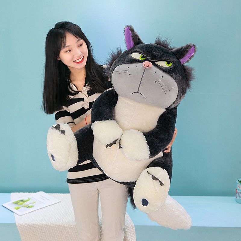 "Peluche Gato Lucifer 80cm - Gato Enfadado Cenicienta"