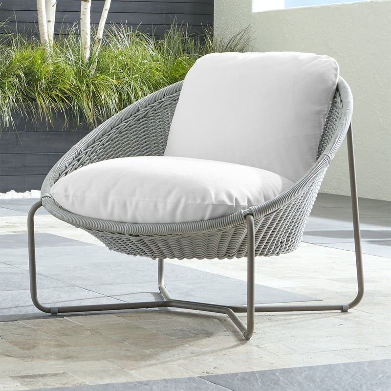 CRATE & BARREL - Sofá Morocco Gris