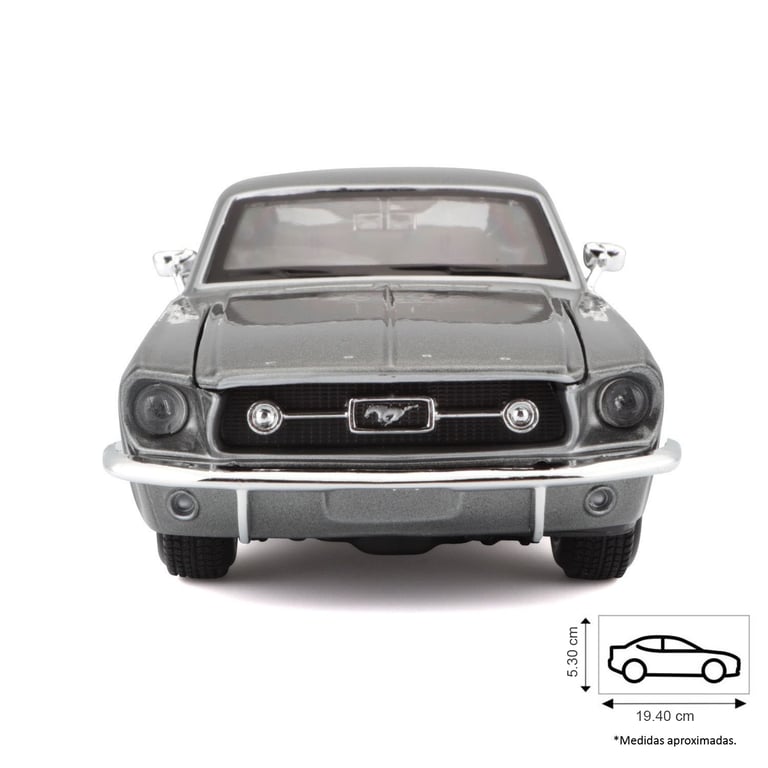 Mini Pedalò Ford Mustang 1969 – Modello In Metallo Vintage – Collezione – 3.25 Pollici - 2