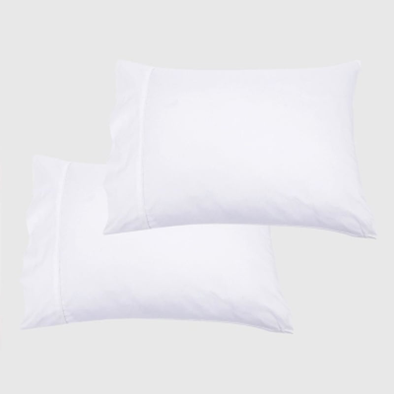 Juego De 2 Protectores De Almohada Con Cremallera