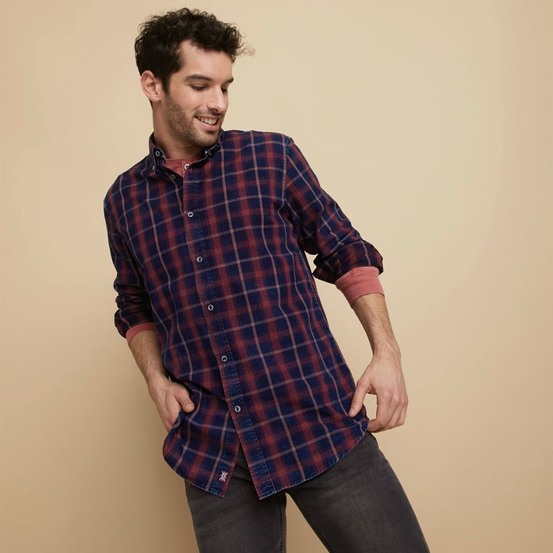 Camisa Sport Manga Larga Hombre University Club UNIVERSITY CLUB falabella