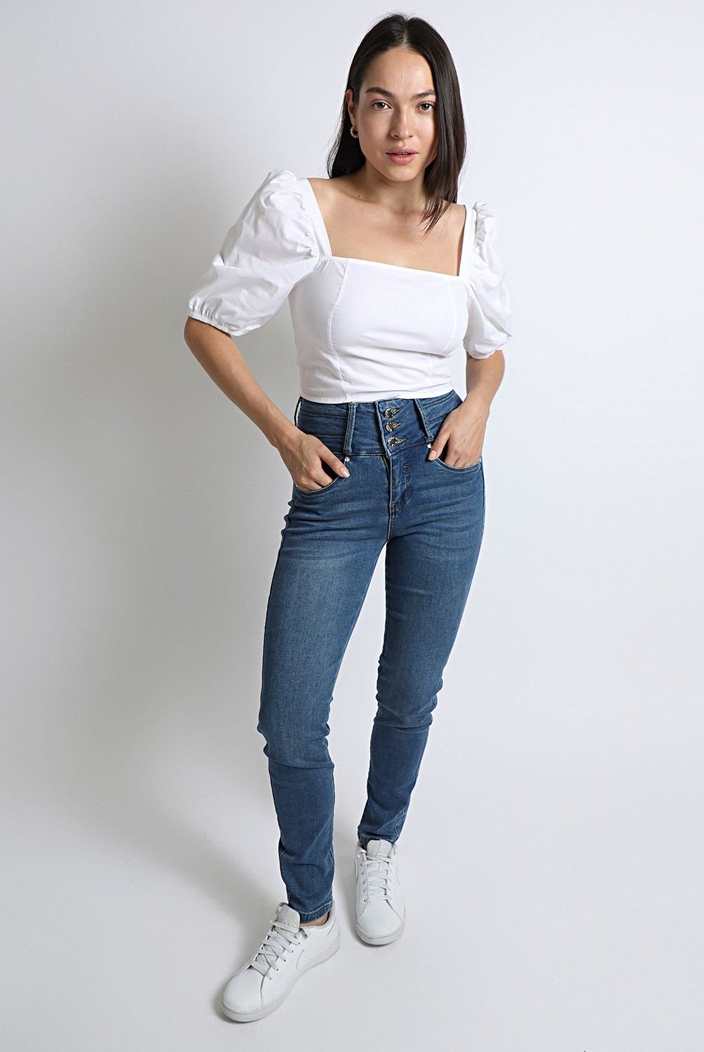 Jean Algodon Mujer Elle