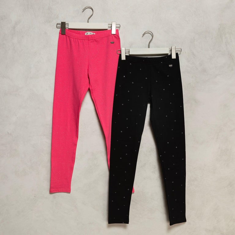 Leggings Lilly Et Dan X2, Taille 11-12 Ans, Fille, Très Bon état