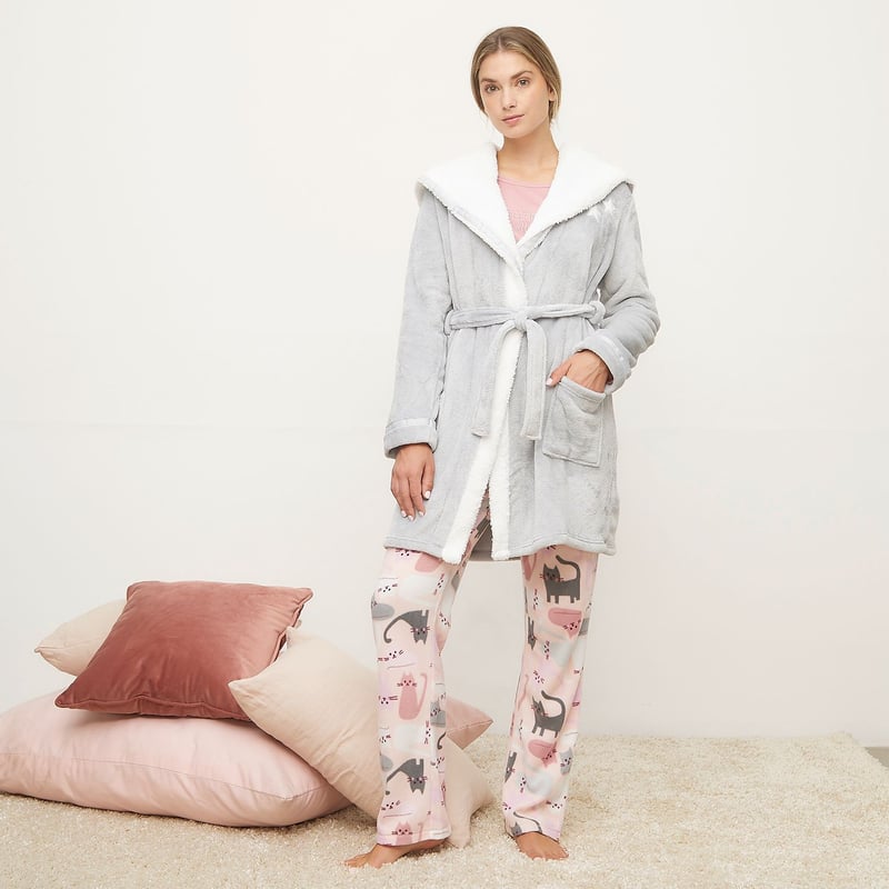 Bata larga polar mujer hotsell