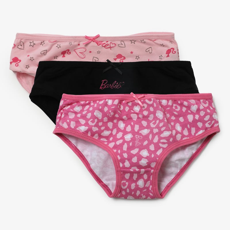 Calzones Nina Pack X3 Algodon Barbie