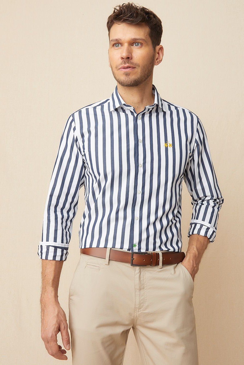 Camisa 100 Algodon Hombre La Martina LA MARTINA falabella