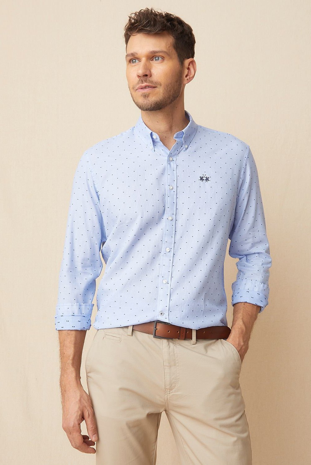 Camisa 100 Algodon Hombre La Martina