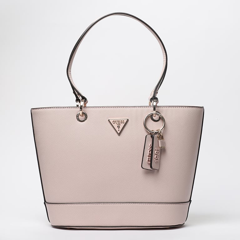 GUESS Noelle Small Tote – Elegante Kleine Tragetasche Mit Logo-Detail, 2 Fächern Und Verstellbarer Schulterriemen