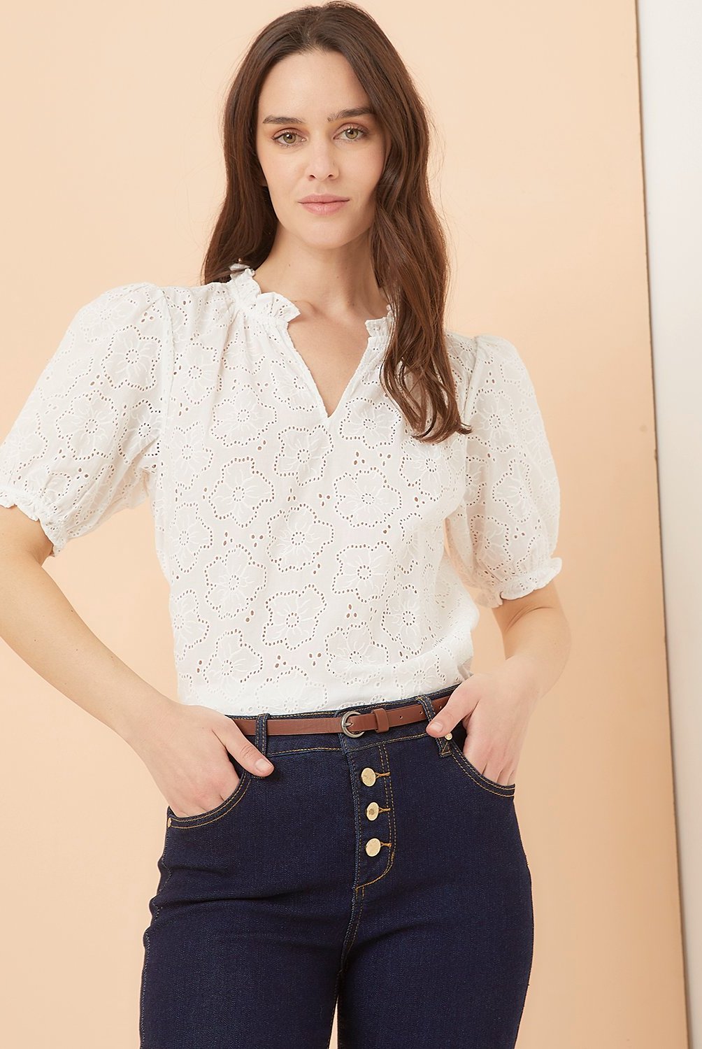 Blusa 100 Algodon Mujer Elle ELLE falabella