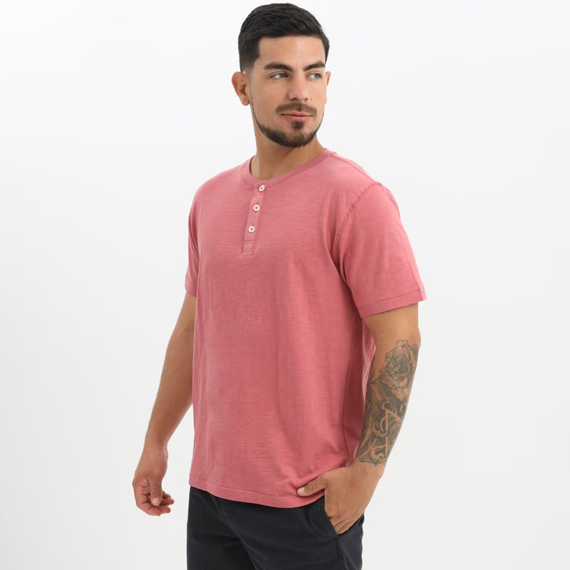 GENERICO Polera De Algodón Unisex Manga Corta Dogo Premium - Rojo