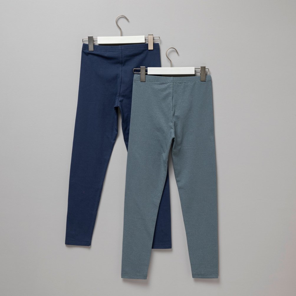 Leggings Lilly Et Dan X2, Taille 11-12 Ans, Fille, Très Bon état