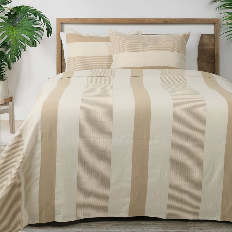 WOLTU Colcha Cama De 150x200 Cm, 100% Algodón, Cubrecama Waffle Pique
