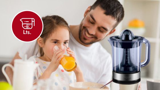 Capacidad 1.5 litros exprimidor
