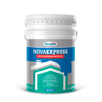 Pintura látex nova de interior y exterior blanco mate antimoho 20 L