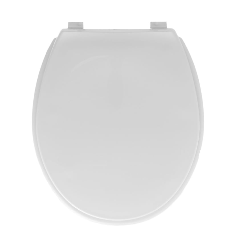 Tapa y asiento para inodoro ovalado de resina blanco - Sodimac.com.ar