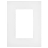 Tapa rectangular blanca línea minimal natural