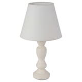Lámpara de mesa clásica 1 luz beige