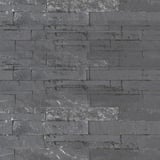 Revestimiento piedra natural 15 x 60 cm negro 0.63 m2