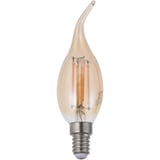 Lámpara LED filamento 4w c35l E14 ambar