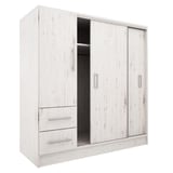 Placard 3 puertas con 2 cajones estudiantil venecia 136 x 135 x 55 cm