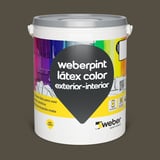 Pintura látex de interior y exterior gris polonia mate lavable 4 L