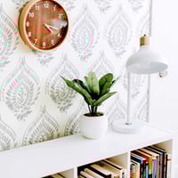 Papel mural vinilico Cápsula Medallón 52 x 1000 cm