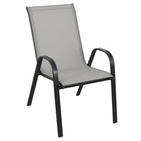 Cadeira Sling Empilhável Textileno Cru Just Home Collection