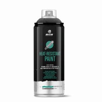 Tinta Spray Mtn Pro Alta Temperatura Preta 400ml Montana Colors