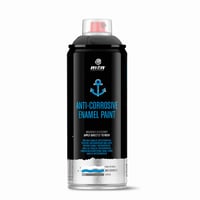 Tinta Spray Mtn Pro Esmalte Anticorrosivo Preto 400 ml Montana Colors